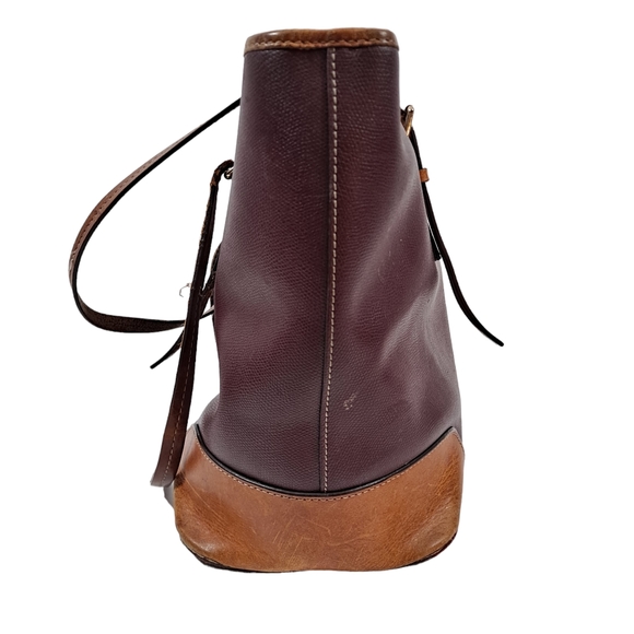 Dooney & Bourke Dover Large Tote Bag Red Pebble Grain - Picture 2 of 16